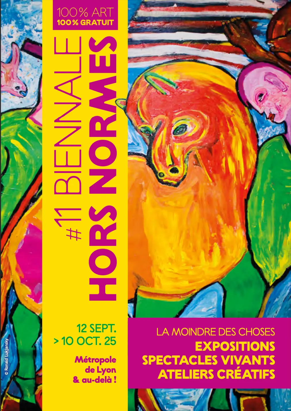 11e Biennale Hors Normes — Lyon, 12 sept-10 oct 2025