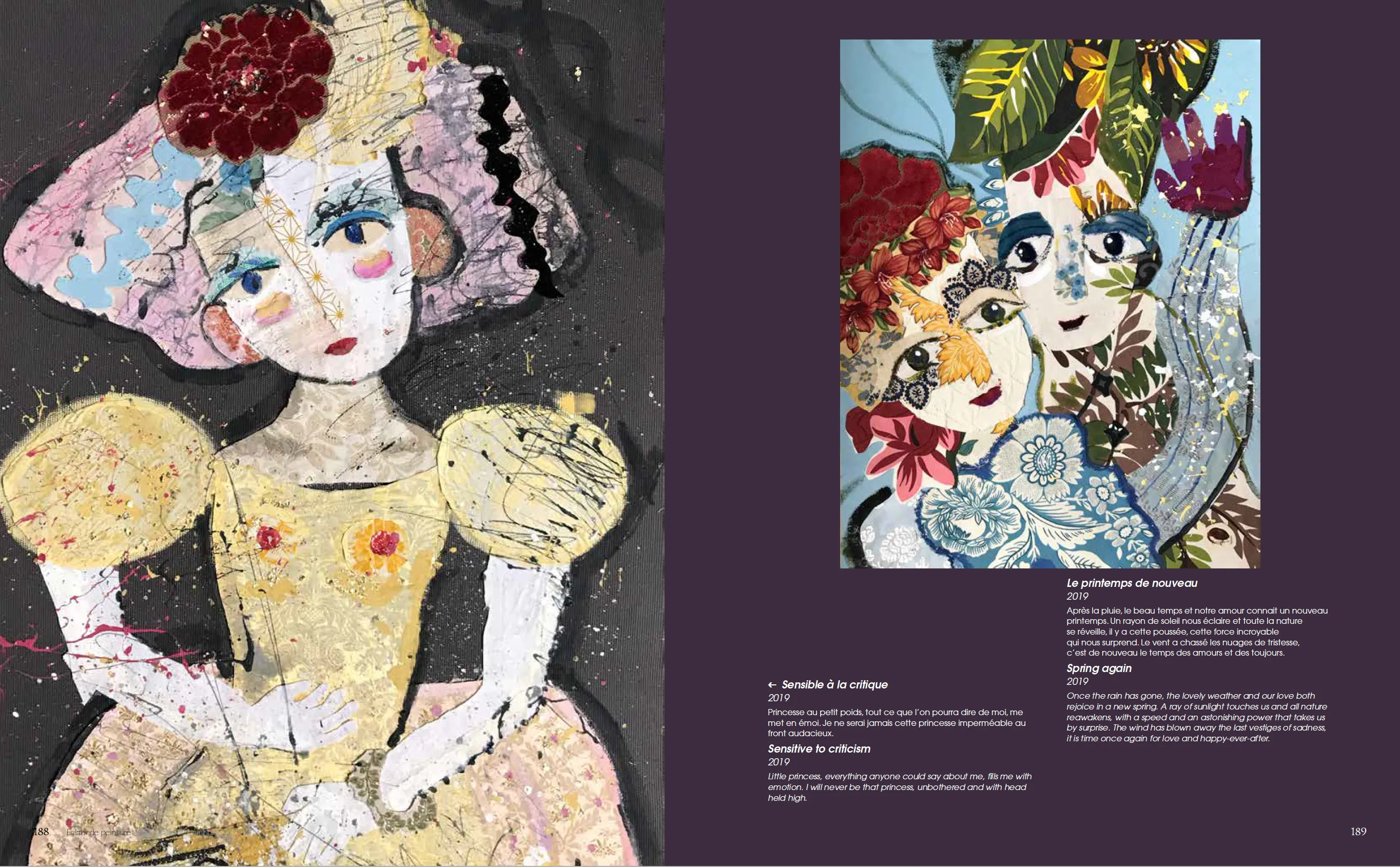 Aperçu du catalogue — double page