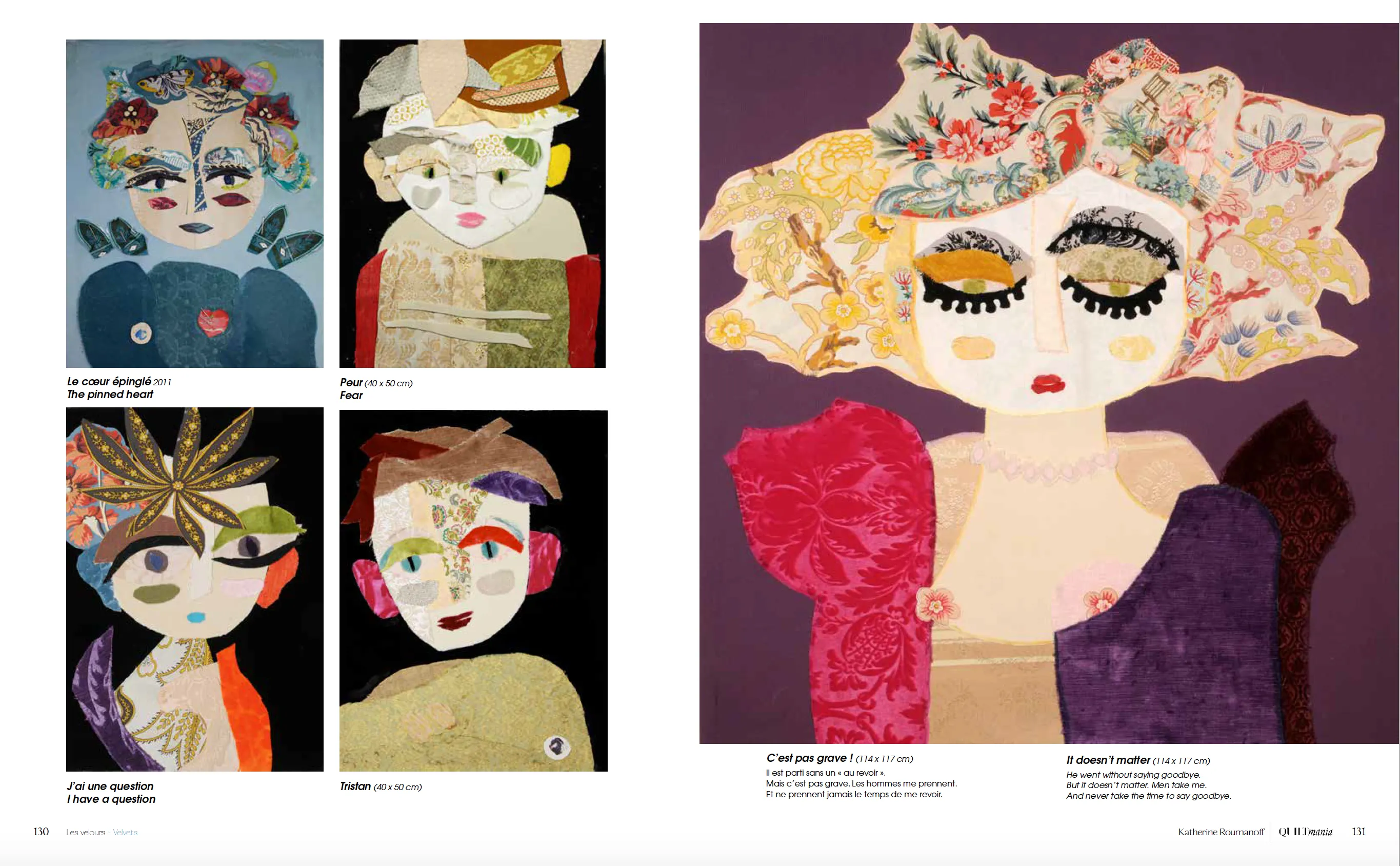 Aperçu du catalogue — double page
