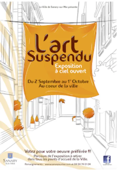 L'Art suspendu — Sanary-sur-Mer, 2 sept-1 oct 2017